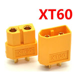 CONNECTORS 2PIN XT60 MALE & FEM SET FOR RC LIPO BATTERIES