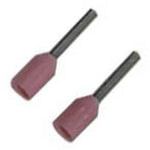 FERRULE 24AWG 8MM STEM PINK
