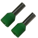 FERRULE 10AWG 8MM STEM GREEN