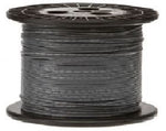 TEFLON WIRE STRANDED 18AWG 2000F GRY UNSHLD SILVER PLATED COPPER{