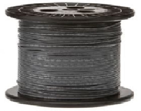 TEFLON WIRE STRANDED 18AWG 2000F GRY UNSHLD SILVER PLATED COPPER{