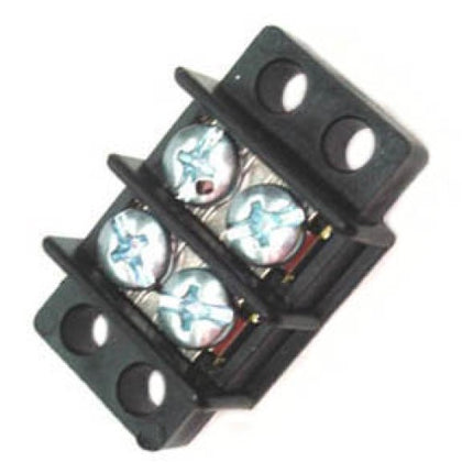 TERM BLOCK 2P FLUSH 2ROW #6-32 22-14AWG 30A 300V 9.5MM PITCH