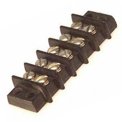 TERM BLOCK 5P FLUSH 2ROW #6-32 22-14AWG 30A 300V 9.5MM PITCH