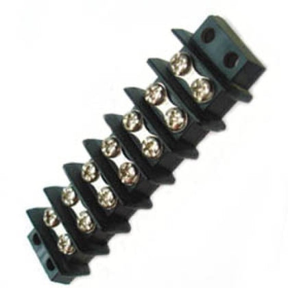 TERM BLOCK 7P FLUSH 2ROW #6-32 22-14AWG 30A 300V 9.5MM PITCH