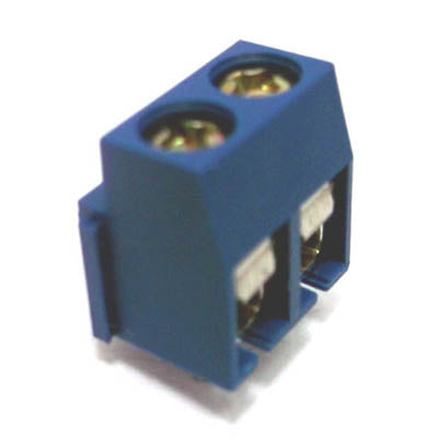 TERM BLOCK 2P PCST 5MM 8.1MM WIDE BLUE