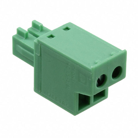 TERM BLOCK 2P FEM PLUG 3.81MM 16-30awg 8a/300v 10mm wide