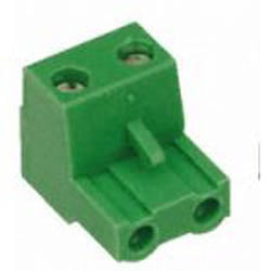TERM BLOCK 2P FEM PLUG RA 5.08MM 22-12AWG 15A/3V 1MM WIDE{{