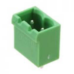 TERM BLOCK 2P PCST HDR SKT 5.08 MM 15A/300V W-8.3MM CLOSED SIDE{