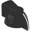 KNOB 1/4IN PLAST 30MM SCREW BLACK CHICKEN HEAD
