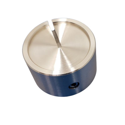 KNOB 1/4IN MET 24MM SCREW SILVER