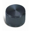 KNOB 1/4IN MET 12MM SNAP BLACK