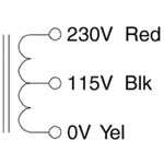 TXFR SD 230V/115V 500VA CHMT