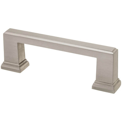 HANDLE FOR CABINET 3X3.75IN SATIN NICKLE FINISH