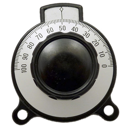 VERNIER DIAL 1/4IN 8:1 0-100 WITH KNOB{{