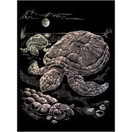 HOLOGRAPHIC ENGRAVING SEA TURTLE