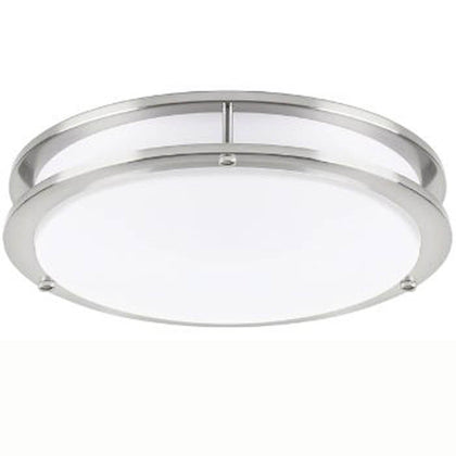 LED CEILING LIGHT FIXTURE 16IN ROUND 5IN HIGH 3000 TO 4000K