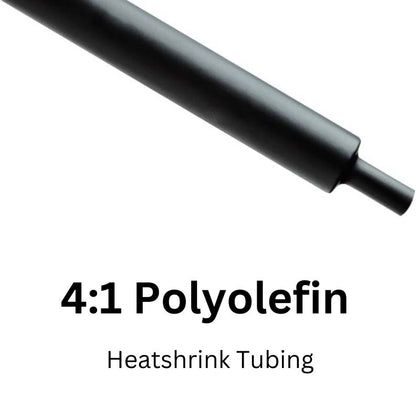 TUBING HST 1/2INX25FT DW BLK 4:1 194F 90C SHRINK TEMP POLYOLEFIN
