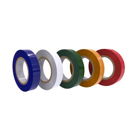 TAPE ELECTRICAL PVC ASSORTED 1/4INX20FT