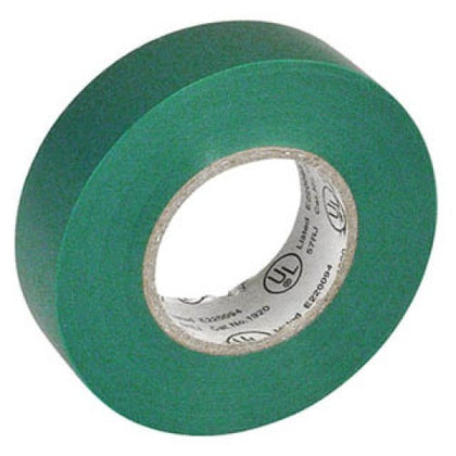 TAPE INSULATING PVC GREEN 3/4INX 60ft
