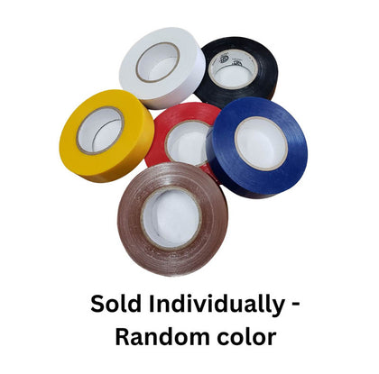 TAPE ELECTRICAL PVC ASSORTED COLORS