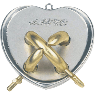 AMOUR PUZZLE-HANAYAMA CAST METAL LEVEL 5