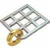 DUET PUZZLE-HANAYAMA CAST METAL LEVEL 5
