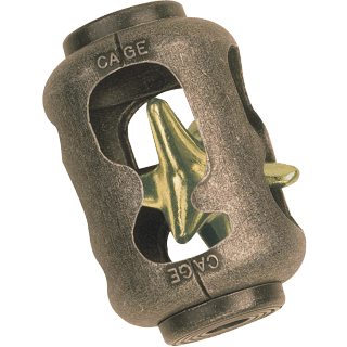 CAGE PUZZLE-HANAYAMA CAST METAL LEVEL 3