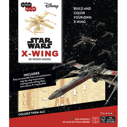 STAR WARS X-WING {{3D WOOD MODEL