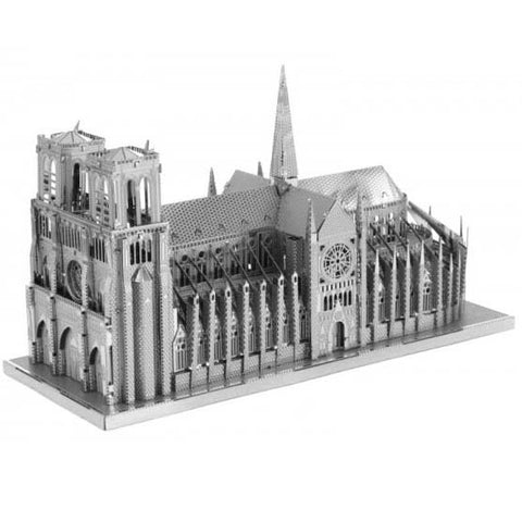 NOTRE DAME DE PARIS.. TWO SHEET 3D METAL MODEL KIT