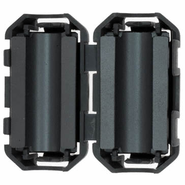 FERRITE CORE EMI SUPP 13MM ID 28.57MM LONG BLK 250R @ 100MHZ