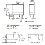 RELAY DC 5V 1P2T 10A 5P PCMT 10A/250VAC