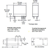 RELAY DC 5V 1P2T 10A 5P PCMT 10A/250VAC