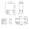 RELAY DC 5V 1P2T 16A 8P PCMT DIP