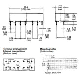 RELAY DC 5V 4P2T 300MA 14P PCST 0.3A/125VAC 1A/30VDC