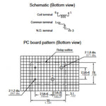 RELAY DC 6V 1P1T 10A 4P PCM 10A/250VAC/30VDC