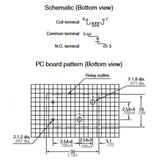 RELAY DC 6V 1P1T 10A 4P PCM 10A/250VAC/30VDC