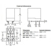 RELAY DC 6V 1P1T 10A 4P PCM 10A/250VAC/30VDC