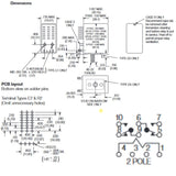 RELAY DC 6V 2P2T 2A 8P PCMT 2A/125VAC