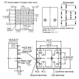 RELAY DC 6V 4P2T .5A 14P PCMT .5A/125VAC .25A/220VDC 2A/30VDC