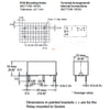 RELAY DC 12V 1P1T 8A 4P PCMT 8A/250VAC/30VDC