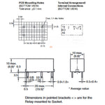 RELAY DC 12V 1P1T 8A 4P PCMT 8A/250VAC/30VDC