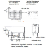 RELAY DC 12V 1P1T 8A 4P PCMT 8A/250VAC/30VDC