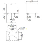 RELAY DC 12V 1P1T 10A 4P PCMT NO 10A/125VAC 7A/30VDC
