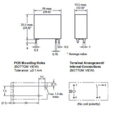RELAY DC 12V 1P1T 10A 4P PCMT