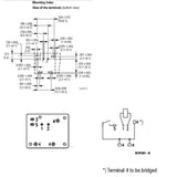 RELAY DC 12V 1P1T 30A 7P PCMT OPEN 30A/12V