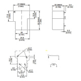 RELAY DC 12V 1P1T 30A 4P PCMT 30A/277VAC