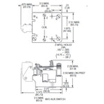 RELAY DC 12V 1P2T 25A 5P SCREW 25A/277VAC 10A/600VAC