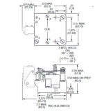 RELAY DC 12V 1P2T 25A 5P SCREW 25A/277VAC 10A/600VAC