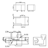 RELAY DC 12V 1P2T 30A AUTO PCMT 6P 1 FORM C 240VAC