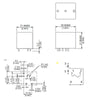 RELAY DC 12V 1P2T 40A 5P PCMT 40A/14VDC